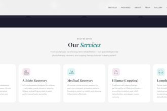 build a custom single page website for your business