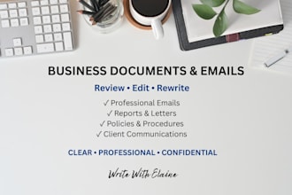 professionally review edit and rewrite your documents