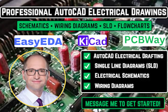 ll do schematic diagrams, flowcharts, autocad electrical works etc