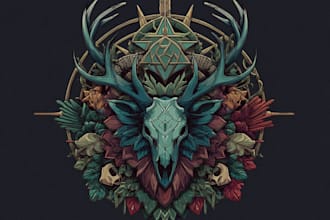 design a custom fantasy logo