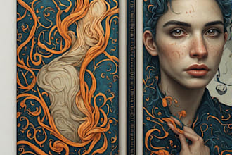 design artistic and conceptual book cover