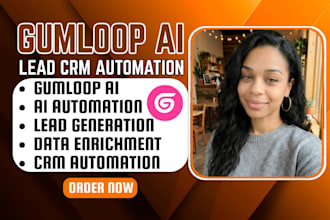 build gumloop ai lead generation workflow b2b data enrichment CRM automation
