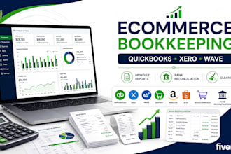do ecommerce accounting bookkeeping in quickbooks, xero and wave
