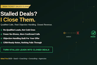 be your commission sales closer close sales calls booked qualified appointment