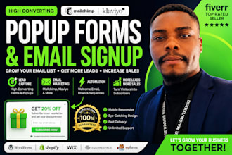 create high converting popup forms email signup forms and lead capture forms