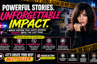 create your gripping crime thriller or murder mystery novel outline
