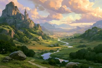 do amazing fantasy landscape