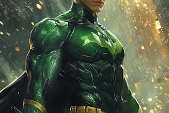 do a superhero comic