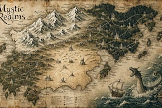 create custom fantasy maps for you