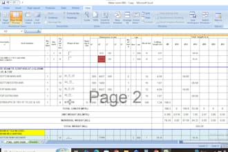prepare accurate bar bending schedule and reinforcement takeoff