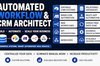 do automated workflow crm architect airtable crm make n8n