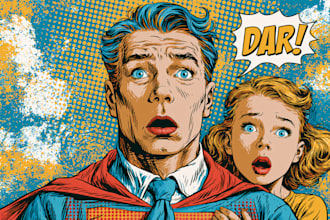 comic book illustration, comic book artist