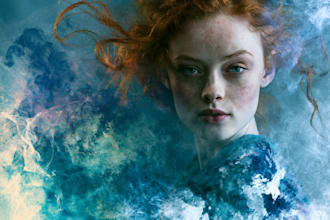 do photo manipulation and blend images