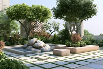do backyard landscape design as landscape architect