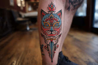 draw aesthetic old school tattoo design