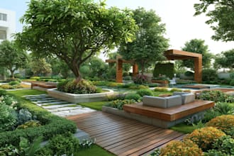 do landscape designing home garden high quality renderings