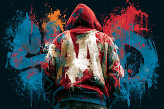 draw graffiti designs murals and wall art or skateboards