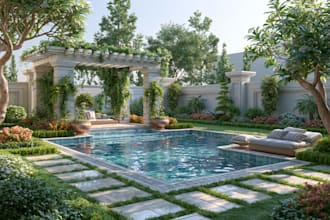 do landscape designing home garden high quality renderings