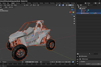 do blender rigging for unity car physics and unreal engine vehicles