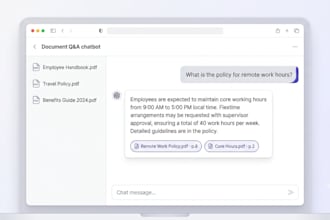 build rag ai chatbot with vector database to chat with your documents