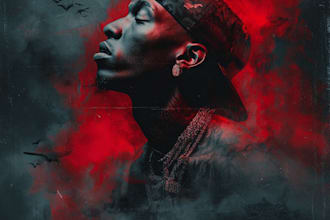 design rap, trap, hip hop album, mixtape, single or ep cover for you
