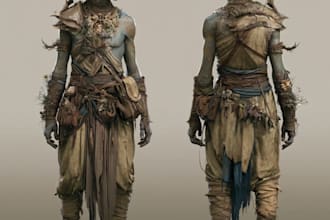 unique fantasuy cahracter art