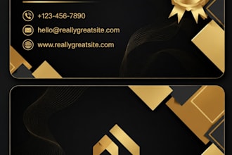 design a professional business card