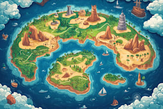 design unique vector map illustration or street map