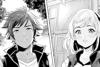 create professional manga comic art from your story