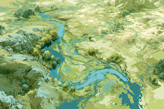 design a minimalist vector city map for print and art