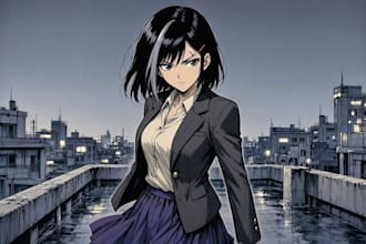 create engaging manga comic pages with backgrounds