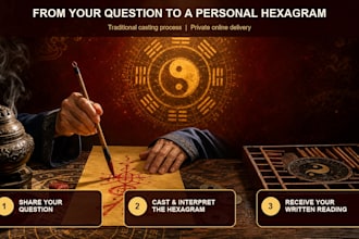 provide a personalized chinese I ching reading for clarity