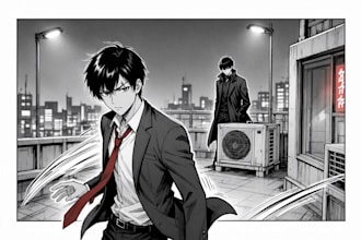 create engaging manga comic pages with backgrounds