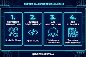be your dedicated salesforce consultant and developer