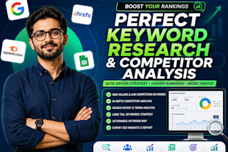 do perfect keyword research and competitor analysis