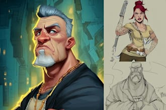 create realistic game characters for unreal projects