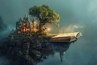do fantasy book cover, thriller book cover design