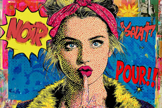 making pop art ,fan art and original character