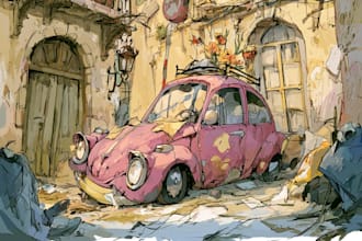 draw cartoon illustrations for you