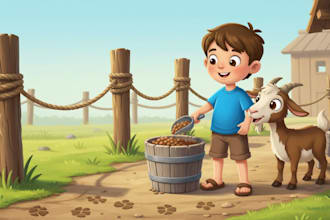 create captivating children book illustrations with colorful custom artwork