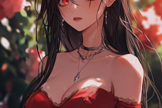 do a anime character