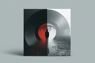 design album cover or single cover artwork