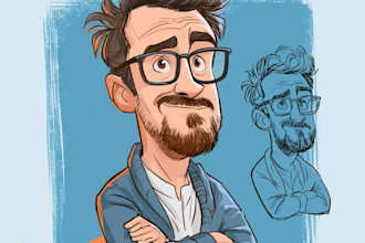 draw caricatures from photos