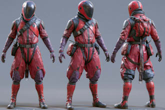 do awesome for dark art, sci fi character illustration
