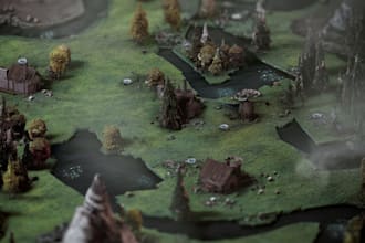 create a high quality fantasy map for dnd and rpg games
