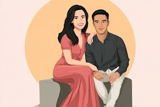 draw or paint artistic portrait of you