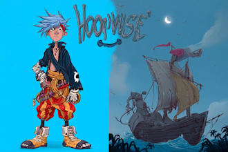 design cute cartoon characters