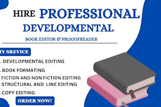 provide developmental editing and marketing help for authors