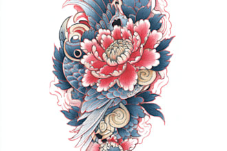 japanese or oriental tattoo design