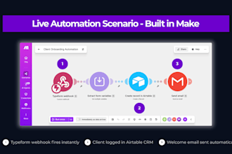 automate your client onboarding workflow using make or zapier
